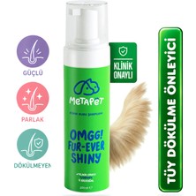Metapet Köpekler için Tüy Dökülmesi Önleyici Kuru Köpük Şampuanı, Tüy Sağlığı ve Bakımı Ürünleri, 200 ml