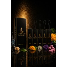 Lokusparfumes Lokus Signature 5 Farklı Araç Kokusu Karma Paket | Ocean, Mango, Spring, Lavender, Bubble Gum Oto Kokusu