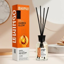 Hsc Bilişim Amber ve Vanilya Esintili 110 ml Cam Şişe Bambu Çubuklu Oda Kokusu