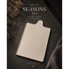 Porland Seasons Bej Peynir Tabağı 29X18 cm Dikdörtgen Sunum Servis Tabağı