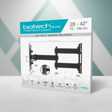 Hsc Bilişim 28-42 Inç Televizyonlar Için Çift Kollu Döner Duvar Montaj Aparatı LCD LED Uyumlu