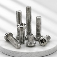 Hsc Bilişim M5X15 Ölçülü Ysb Başlı Vida 50 Adet Set