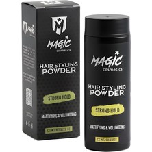 Magic Cosmetics Saç Şekillendirici Toz Wax 20GR - Şekillendirici Saç Pudrası, Mat Görünüm, Görünmez