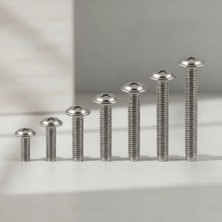 Hsc Bilişim M4X45 Rysb Kulp Montaj Vidası 100'LÜ Paket 45 mm Bağlantı Vida Seti