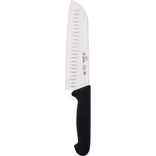 Aryıldız Santoku Bıçak Oluklu Siyah