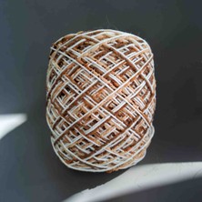 Kırlangıç Pamuk Koton & Ebruli Badem Karışımı Tasarım El Örgü Ipi 180 gr