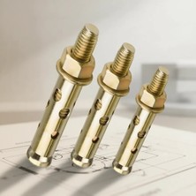 Hsc Bilişim 8X100 mm Gömlekli Çelik Dübel 100'LÜ Bağlantı Elemanı Paketi