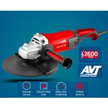 Solestar Taşlama Makinası 230 mm (2600 W) (STR-1949)