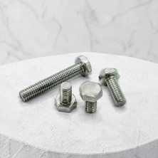 Hsc Bilişim M12X80 Altıgen Başlı Bağlantı Cıvatası 5'li Paket