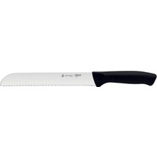 Aryıldız Rexa Dişli Ekmek Bıçağı 19 cm Siyah