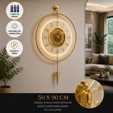 MetaQuartz Aksesuar Masippi 12-24 H (E x C L U S I V E ) -  Metal Duvar Saati