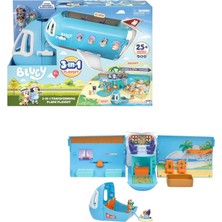 Bluey 3'ü 1 Arada Dönüşen Uçak Oyun Seti 17670