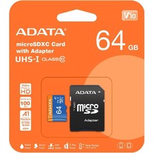Happy Trend Adata Sd Microsd Card 64GB Sdxc (Uhs-I Class 10) Ada Perakende