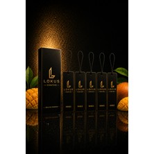 Lokusparfumes Lokus Signature Mango 5 Adet Araç Kokusu | Premium Oto Kokusu, Uzun Süre Kalıcı Asma Araç Parfümü
