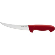 Aryıldız Noka Kıvrık Kemik Sıyırma Bıçağı 15 cm Kırmızı