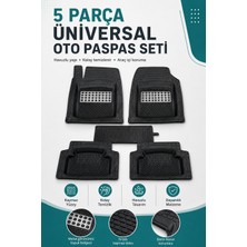 Beny Store Opel Combo (2011-2017) 1049 Parça Universal Derin Havuzlu Hasırlı Oto Paspas Seti Gri