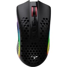 Redragon Mouse Storm Pro Kablosuz Rgb Oyun Faresi Pixart PAW3335 16 000 Dpı | RED-M808-KS
