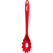 Bigatti COLORFUL 28CM Makarna Kaşığı Kırmızı