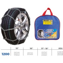 Knk Almparca Patinaj Zinciri 4x4 Jeep - Minibüs ve Hafif Tic.araç Zincir Ebatlari Için Resime Bakiniz
