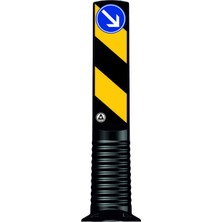 Evelux Esnek Refüj Başı Levhası - (Hxø) 75CMX100MM(REFLEKTIF) ( Sağ / Sol Yönünü Açıklamaya Yazınız)