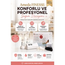Ameda Finesse Çiftli Elektirikli Göğüs Pompası Standart Beden ile Sessiz ve Etkili Kullanım