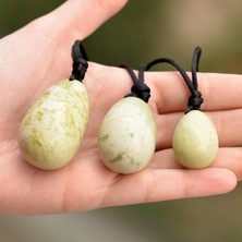 Taş Sandığı Yeşim Taşı Yoni Yumurta Seti