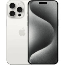 Apple Yenilenmiş iPhone 15 Pro 128 GB - Beyaz Titanyum - A Kalite