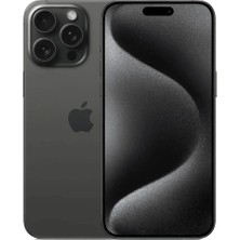 Apple Yenilenmiş iPhone 15 Pro 256 GB - Siyah Titanyum - A Kalite