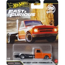 Hot Wheels Premium Series 25.yıl Özel Fast & Furious 1967 Chevy Custom C-10 HNW46 - JHW61