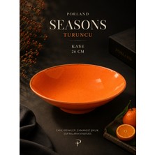 Porland Seasons Kase 26 cm Büyük Servis Salata Makarna Sunum Kasesi