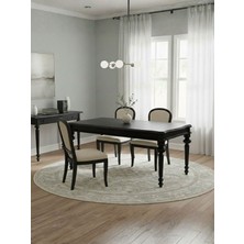 Gazzini Furniture Ariston Antik Ahşap Açılır Mutfak Masası 140CM