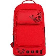 Young 51672 Okul Çantası Kırmızı
