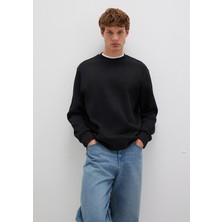 Mavi Siyah Dokulu Sweatshirt 0S10407-900
