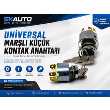 SKAUTO Universal Marşlı Küçük Kontak Anahtarı Lucas Tip Anadol Kontak Anahtar