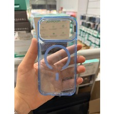 Miscase iPhone 17PRO Max-18 Pro Max Uyumlu Star Simli Standlı Magsafe Kılıf