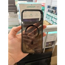 Miscase iPhone 17PRO Max-18 Pro Max Uyumlu Star Simli Standlı Magsafe Kılıf
