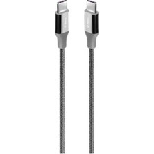 Ttec-Alumicable Usb-C - Usb-C 150CM 100W Pd/qc Hızlı Şarj/data Kablosu Uzay Grisi