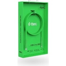 Ttec-Usb-C - Lightning Hızlı Şarj Kablosu 120CM (Yeşil)