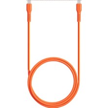 Ttec-Usb-C - Usb-C 120CM 60W Pd/qc Hızlı Şarj/data Kablosu Neon (Turuncu)
