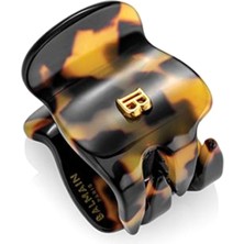 Balmain Cellulose Acetate Pince A Cheveux Tortoise Shell Küçük Boy Kadın Toka