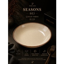 Porland Seasons 26 cm Çukur Tabak – Pasta Makarna Servis Tabağı