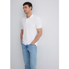 Mavi Beyaz Polo Tişört 064946-27879