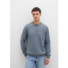 Mavi Bisiklet Yaka Gri Sweatshirt 0S10457-80889