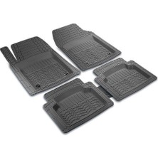 Yekoto Siyah 3D Paspas Renault Megan 2(2006-2009) Uyumlu Havuzlu Kesilebilir Tasarım