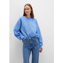 Mavi Bisiklet Yaka Mavi Basic Sweatshirt 1610198-70790