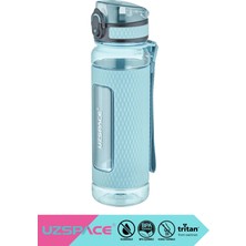 Uzspace 520ml Yeni Koleksiyon Normal Boy Kaydırmaz Silikon Gövdeli El Askılı Sızdırmaz Tritan Su Matarası BPA Yok Koku Yok