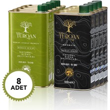 Villa Turqan 8 Lt Erken Hasat Soğuk Sıkım Natürel Sızma Zeytinyağı Tanışma Paketi | Tek Bahçe (2025/2026) (1 Litre x 8 Adet)