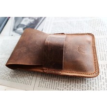 Mikasso Gerçek Deri Özel Kalemleriniz Için Kalemlik Kalem Kutu ( 5*6 Kalem Için ) 28 cm \ 9.5 cm NLU209 Deri