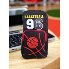 Mikasso Üç Gözlü Greyhound Basketball Kırmızı Siyah Kalem Çantası/kalemlik (160) Tekstil Çok Renkli