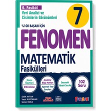 Fenomen Yayıncılık Fenomen Yayınları 7. Sınıf Matematik Fasikülleri 6. Fasikül Veri Analizi ve Cisimlerin Görünümleri – 102 Soru Video Çözümlü